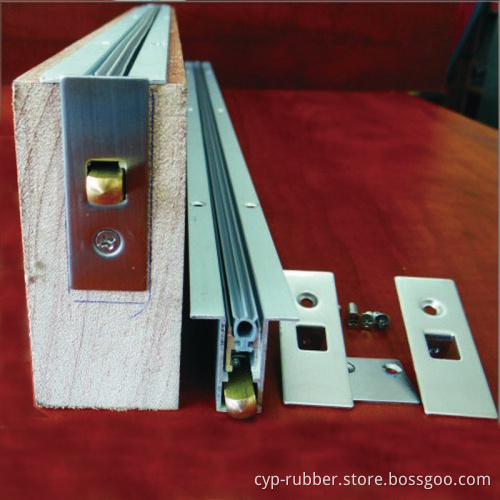 Aluminium Automatic Door Bottom Seal Strip - 915mm Standard Seal for Automatic Doors